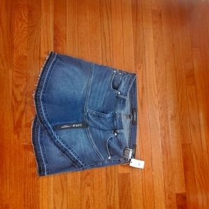 Liverpool mini jean skirt